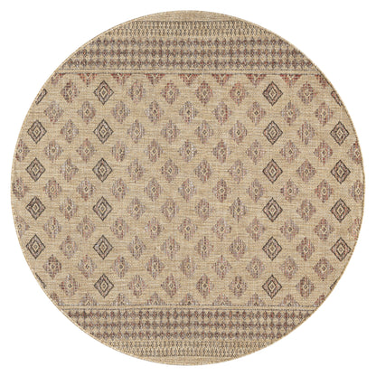 Park 562 Fawn Indoor Outdoor Modern Round Rug