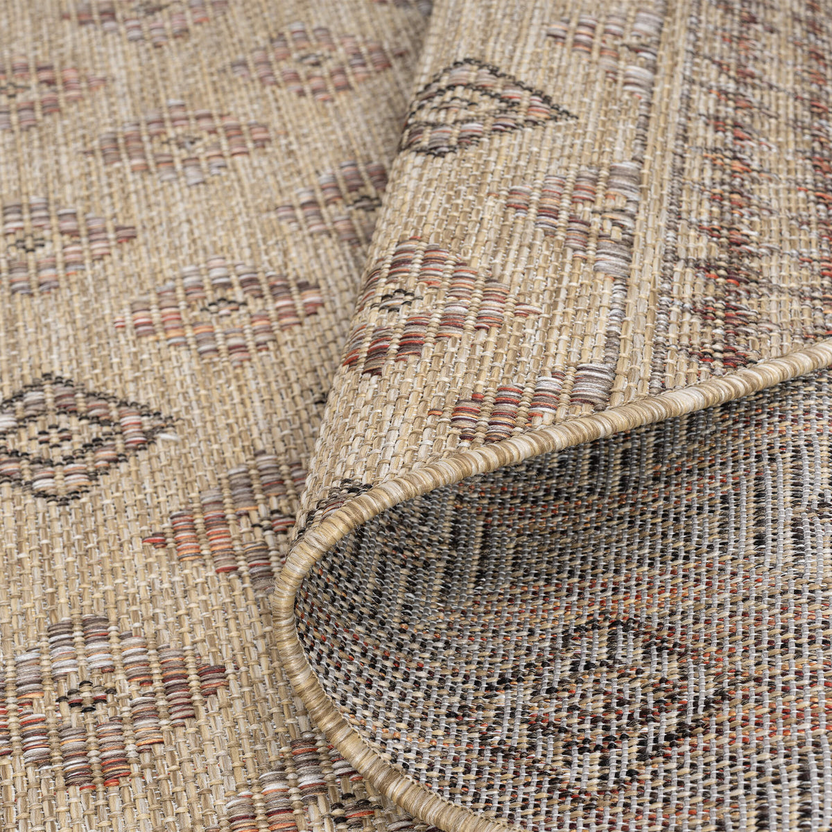 Park 562 Fawn Indoor Outdoor Modern Round Rug