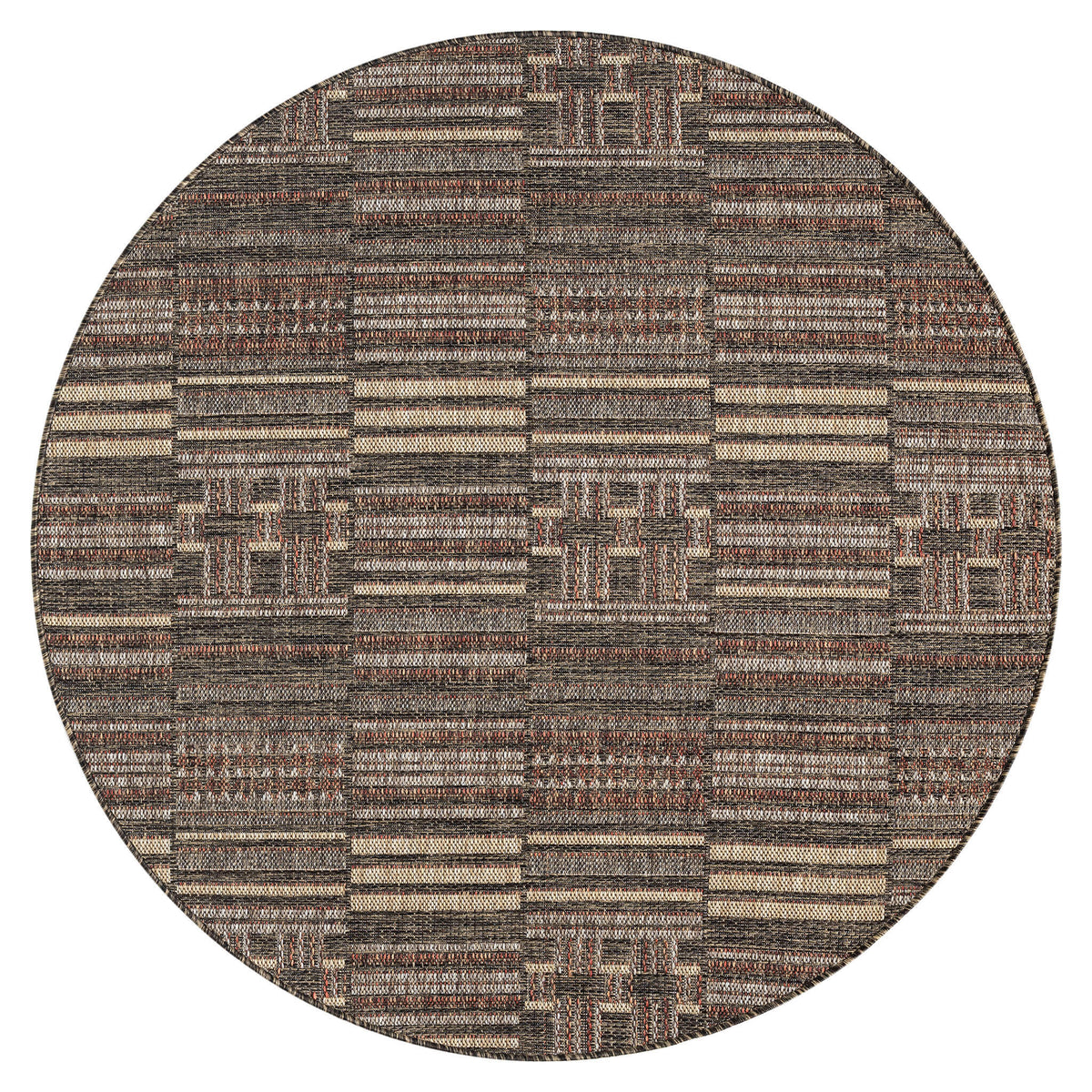 Park 563 Terra Indoor Outdoor Modern Round Rug