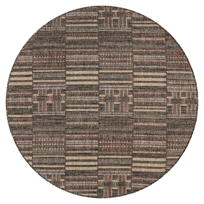Park 563 Terra Indoor Outdoor Modern Round Rug