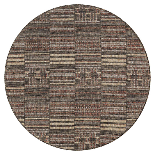 Park 563 Terra Indoor Outdoor Modern Round Rug