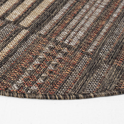 Park 563 Terra Indoor Outdoor Modern Round Rug