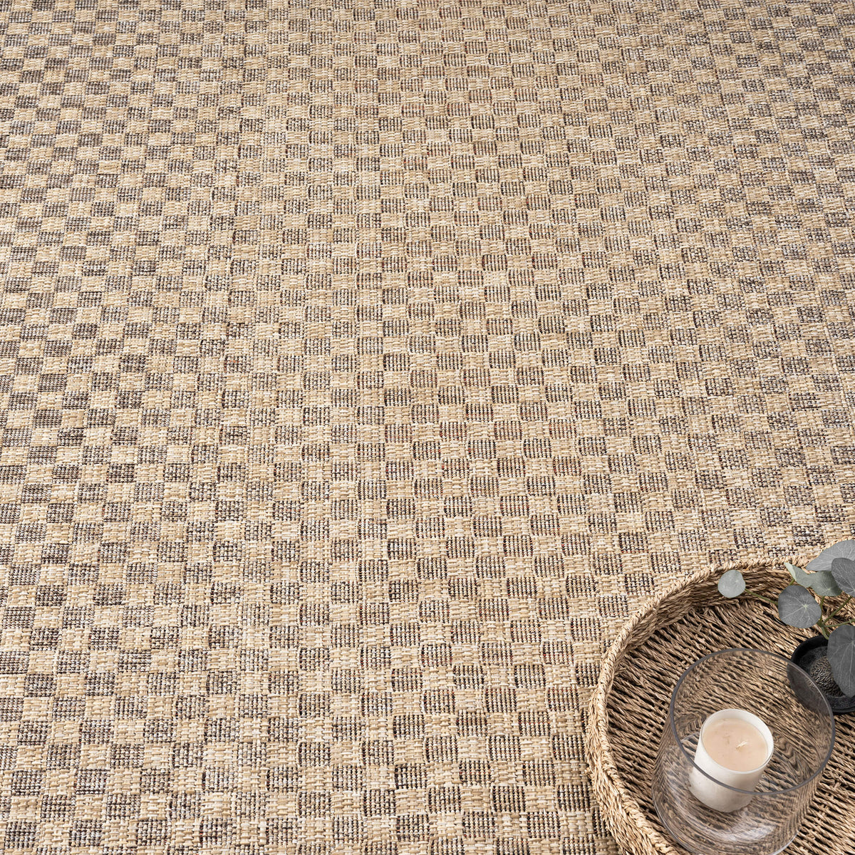 Park 565 Taupe Indoor Outdoor Modern Rug