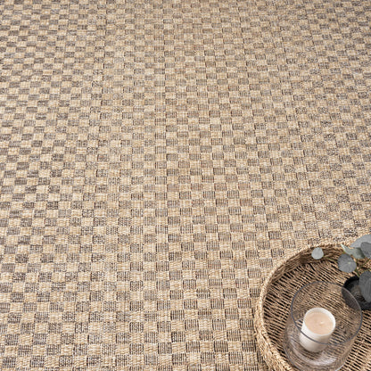Park 565 Taupe Indoor Outdoor Modern Rug
