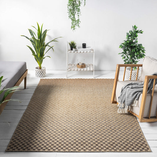 Park 565 Taupe Indoor Outdoor Modern Rug
