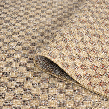 Park 565 Taupe Indoor Outdoor Modern Rug