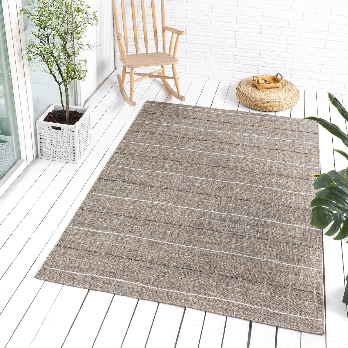Park 577 Natural Indoor Outdoor Modern Rug