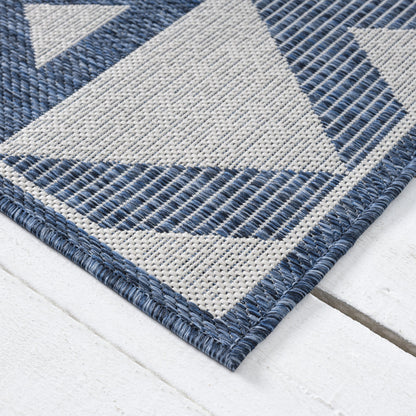 Patio 457 Indigo Indoor Outdoor Indoor/Outdoor, Flatweave Rug