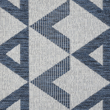 Patio 457 Indigo Indoor Outdoor Indoor/Outdoor, Flatweave Rug