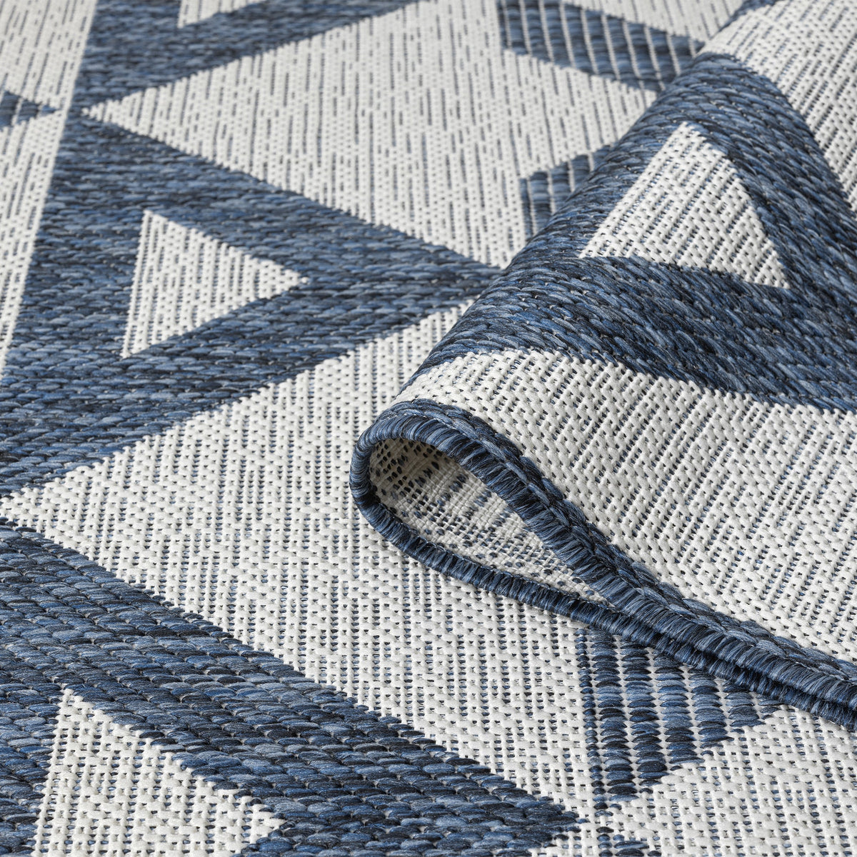 Patio 457 Indigo Indoor Outdoor Indoor/Outdoor, Flatweave Rug