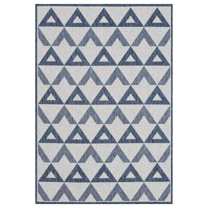 Patio 457 Indigo Indoor Outdoor Indoor/Outdoor, Flatweave Rug