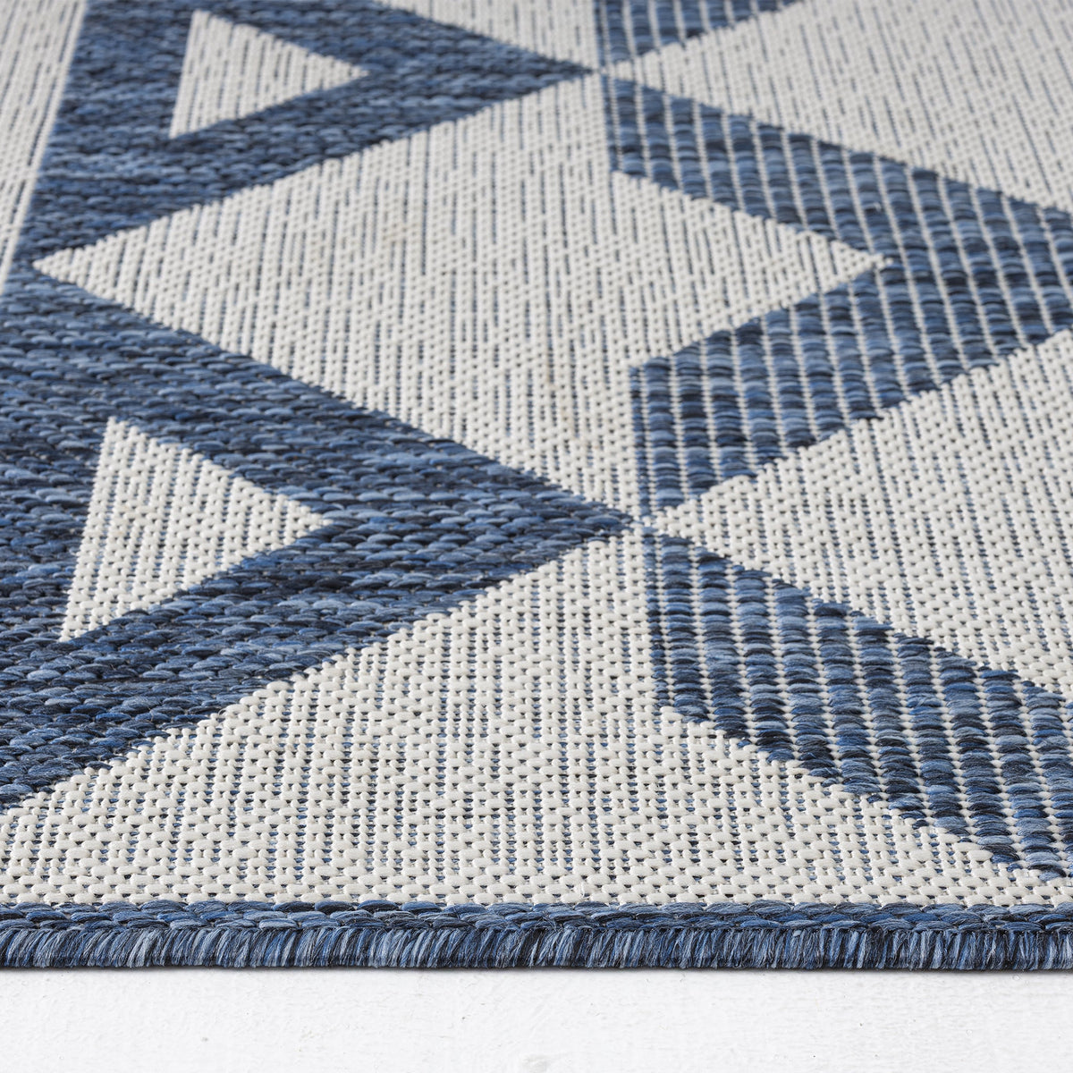 Patio 457 Indigo Indoor Outdoor Indoor/Outdoor, Flatweave Rug