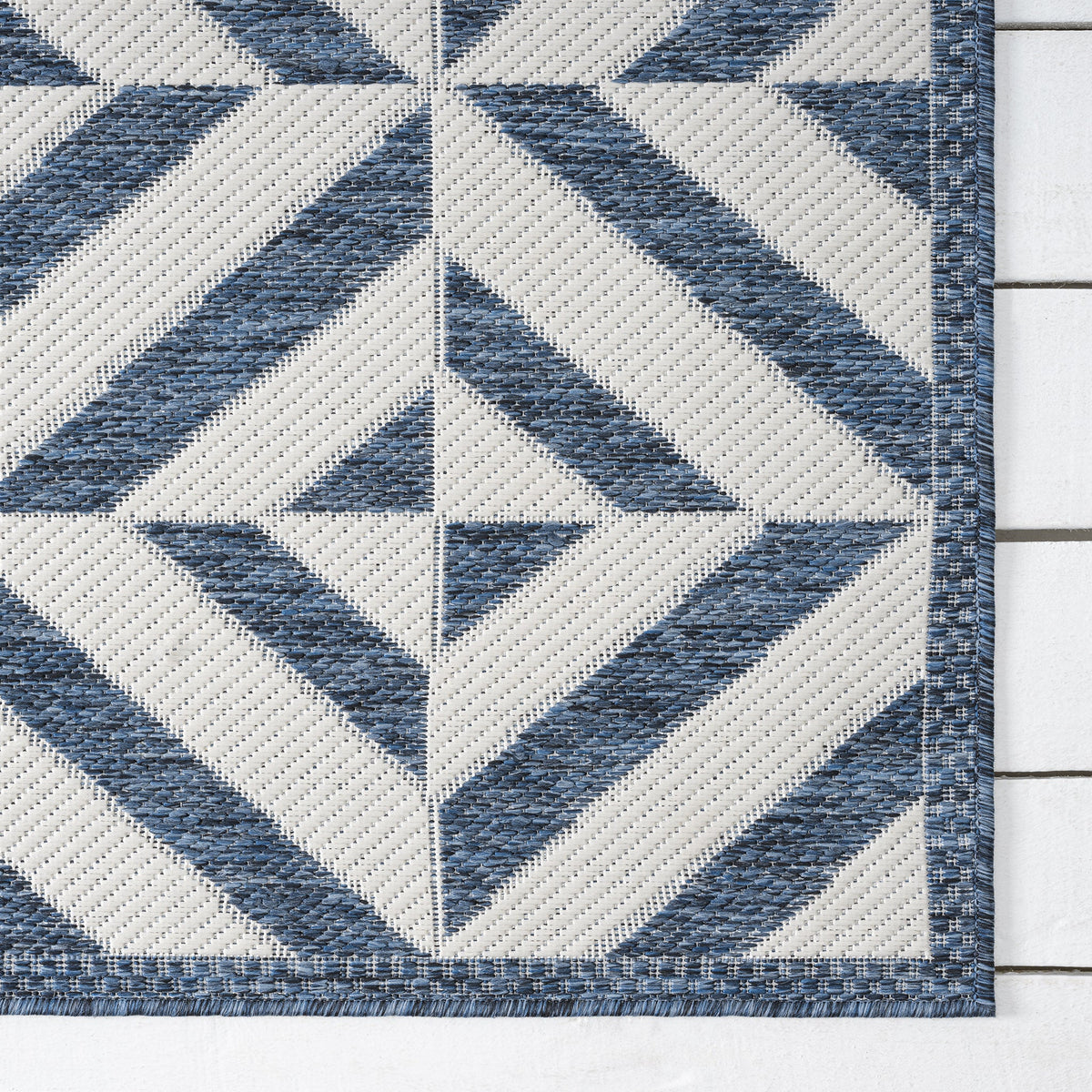 Patio 458 Aqua Indoor Outdoor Indoor/Outdoor, Flatweave Rug