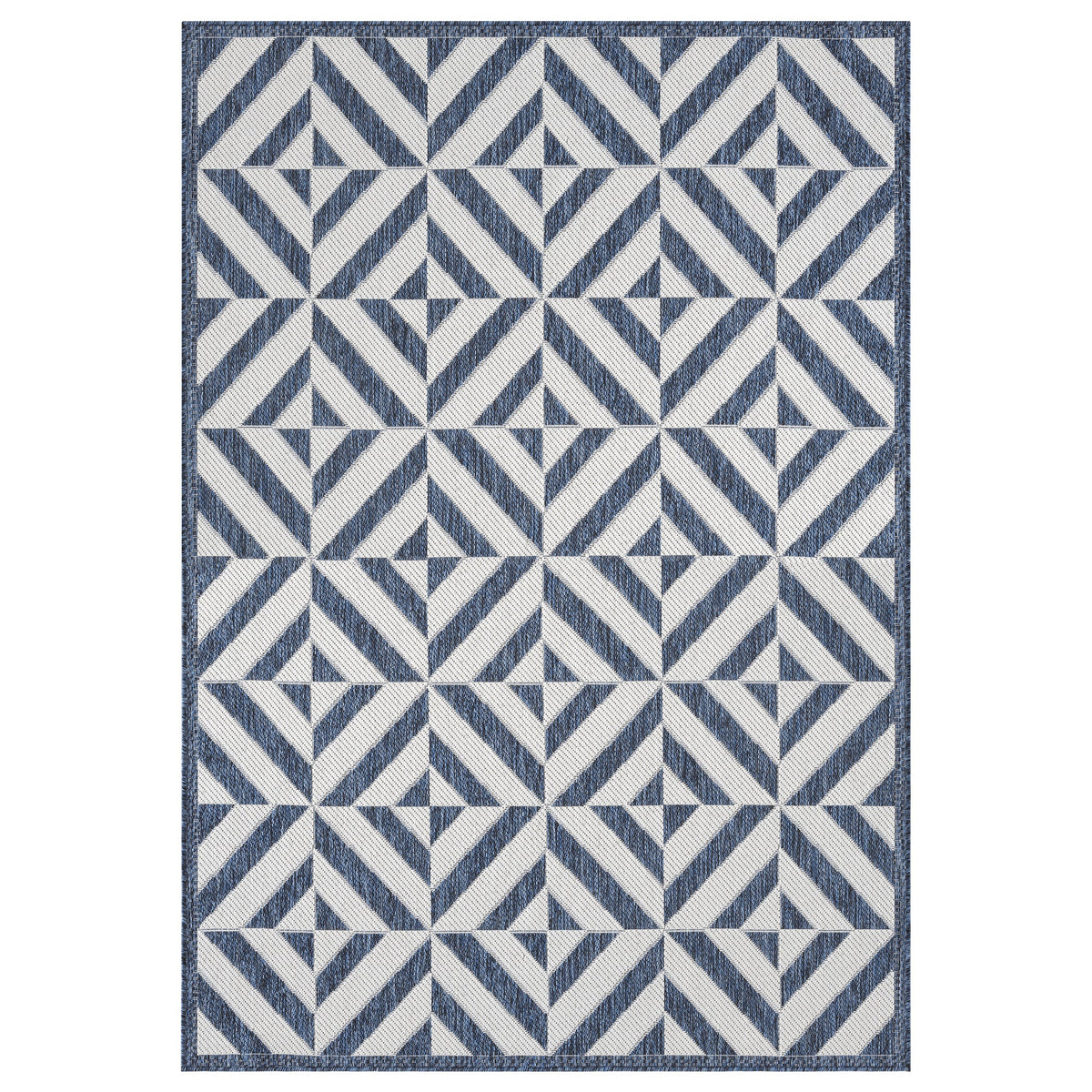 Patio 458 Aqua Indoor Outdoor Indoor/Outdoor, Flatweave Rug
