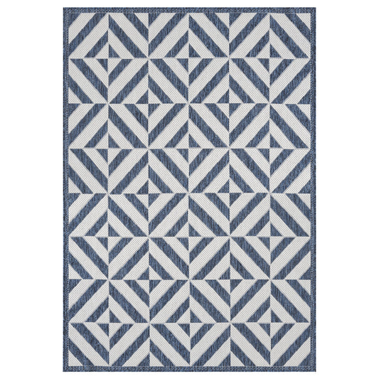 Patio 458 Aqua Indoor Outdoor Indoor/Outdoor, Flatweave Rug