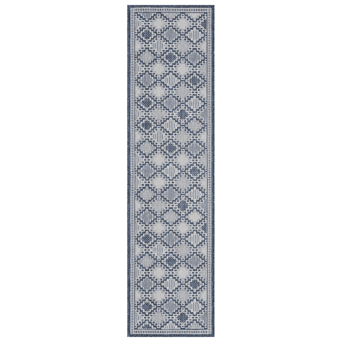 Patio 459 Arctic Indoor Outdoor Indoor/Outdoor, Flatweave Hallway Runner