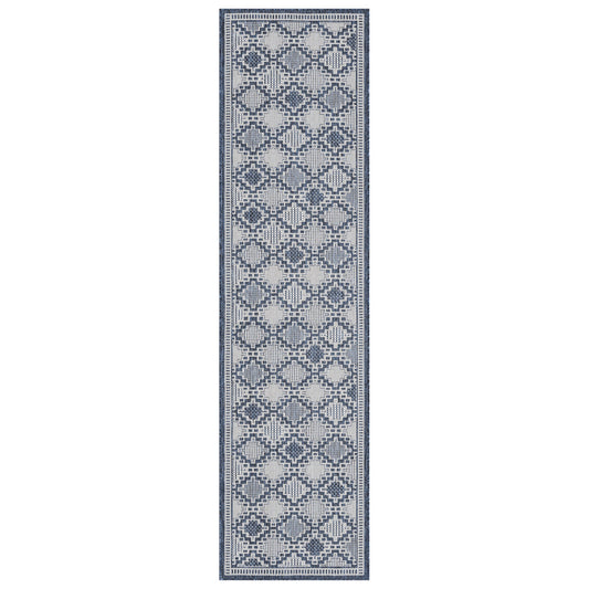 Patio 459 Arctic Indoor Outdoor Indoor/Outdoor, Flatweave Hallway Runner