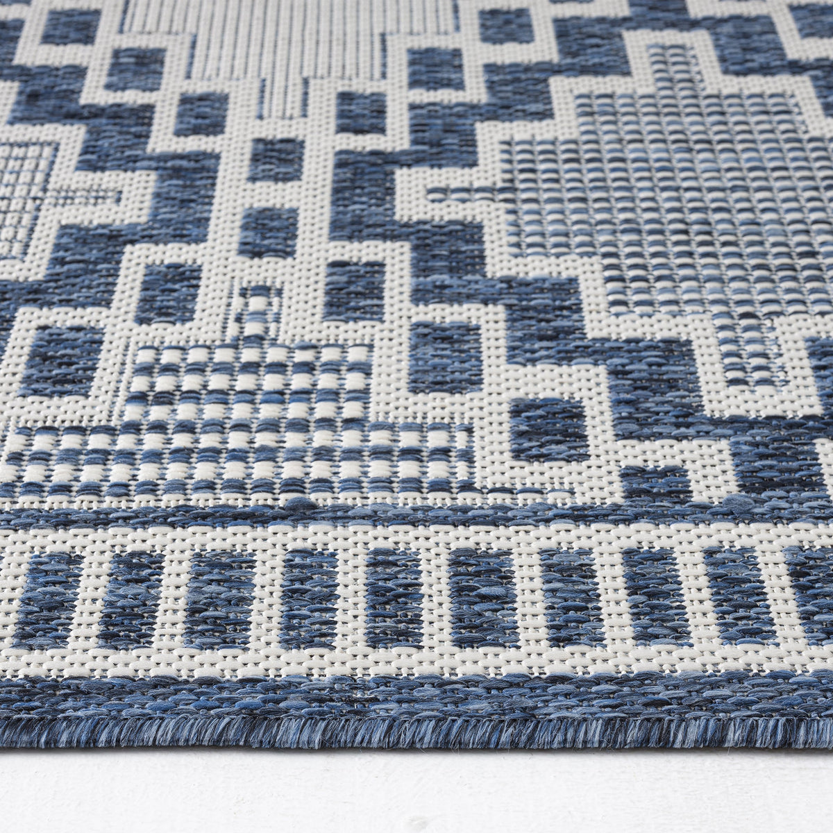 Patio 459 Arctic Indoor Outdoor Indoor/Outdoor, Flatweave Hallway Runner