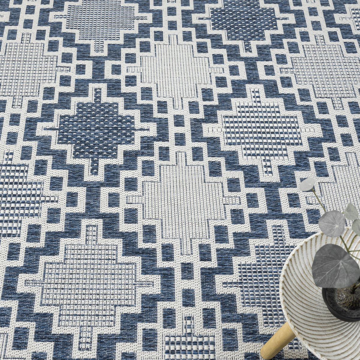 Patio 459 Arctic Indoor Outdoor Indoor/Outdoor, Flatweave Rug