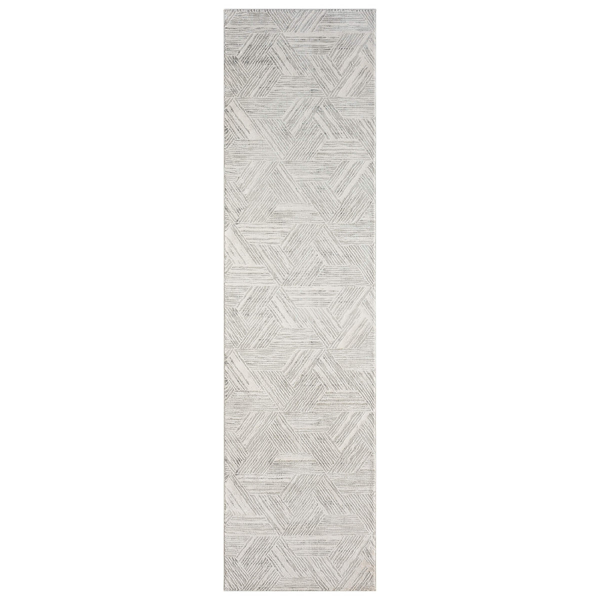 Portland 840 Lt Grey Modern Hallway Runner