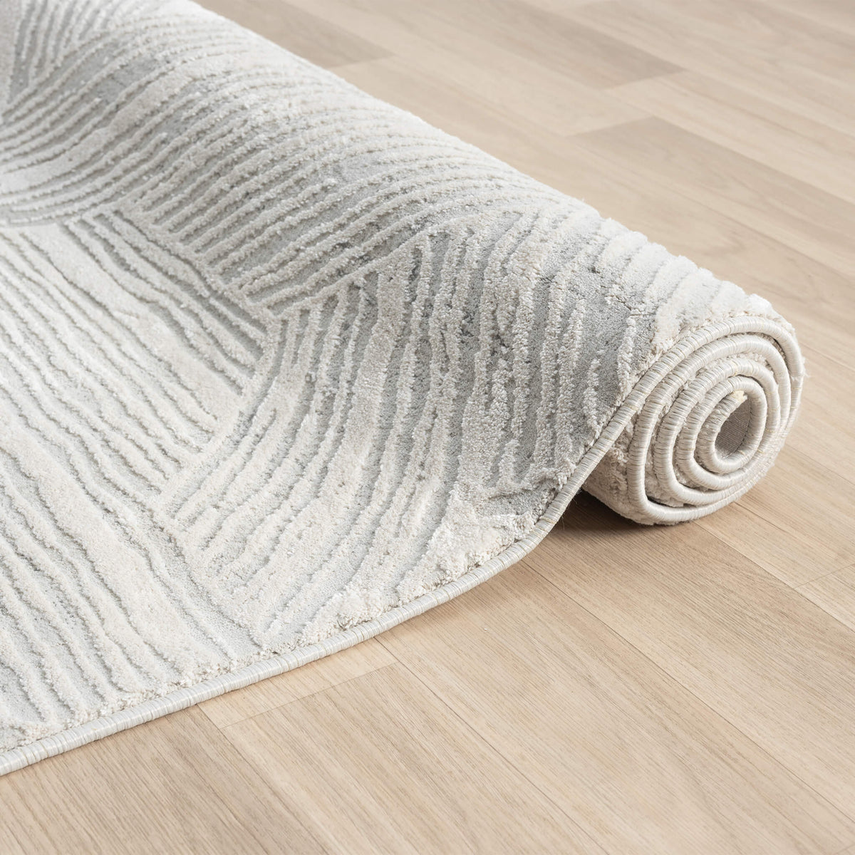 Portland 840 Lt Grey Modern Hallway Runner