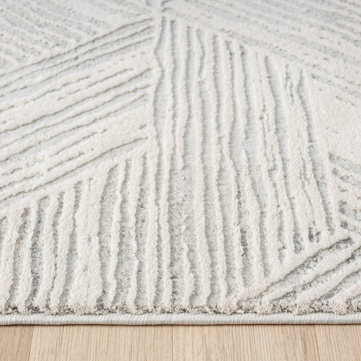 Portland 840 Lt Grey Modern Hallway Runner