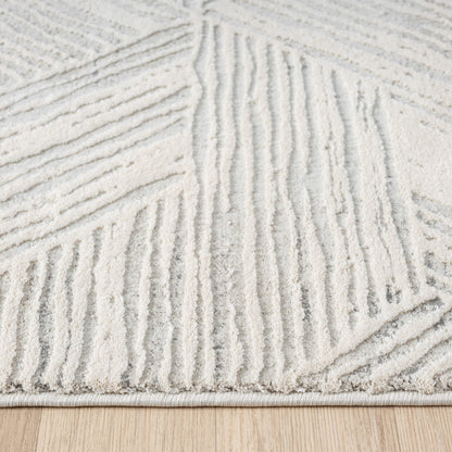 Portland 840 Lt Grey Modern Hallway Runner