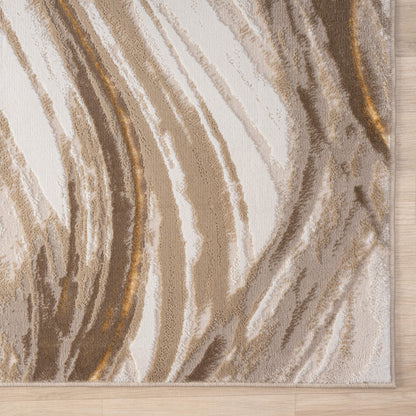 Relic 510 Gold Modern Rug
