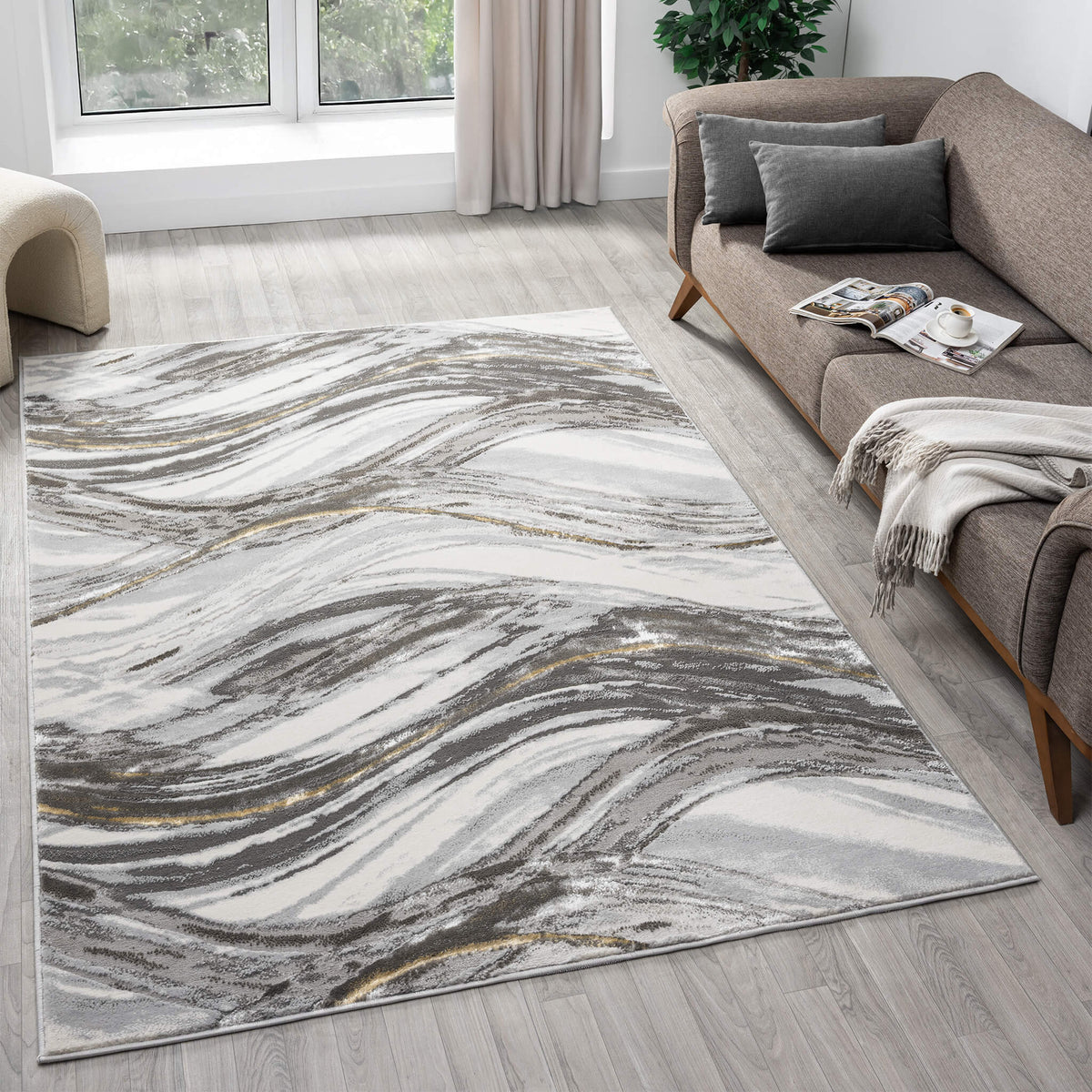 Relic 510 Slate Modern Rug