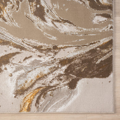 Relic 515 Gold Modern Rug