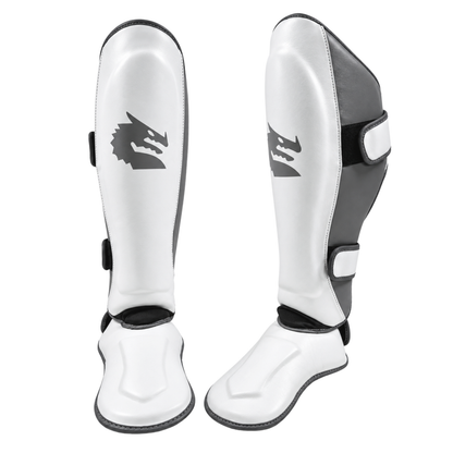 Morgan White Knight Shin & Instep Protectors