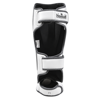 Morgan White Knight Shin & Instep Protectors