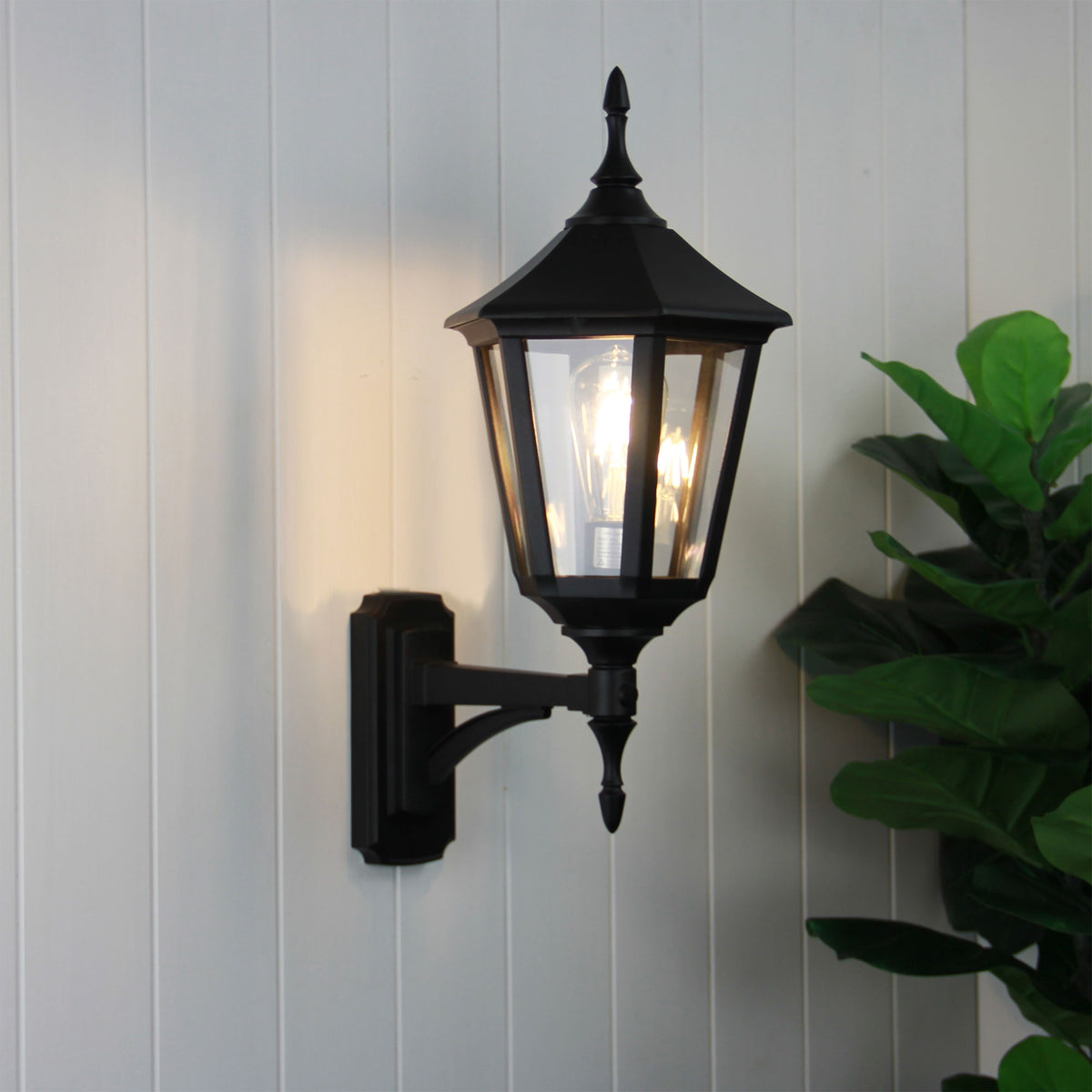 Premium Outdoor Coach Light Double Insulated IP44 - Ibiza Black