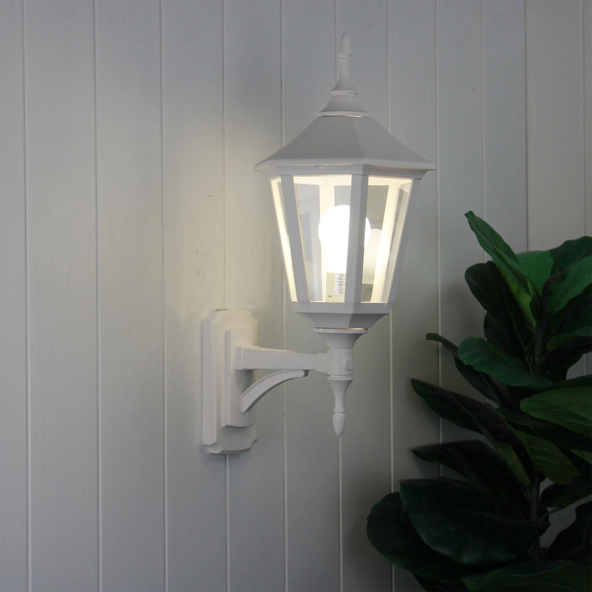 Premium Outdoor Coach Light Double Insulated IP44 - Ibiza White