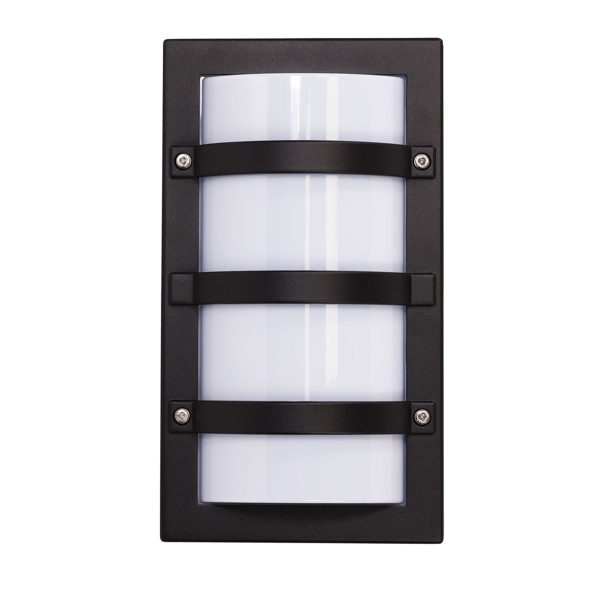 IP65 Premium Outdoor Bulkhead 32x18cm - Trio Black