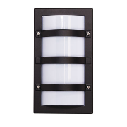 IP65 Premium Outdoor Bulkhead 32x18cm - Trio Black
