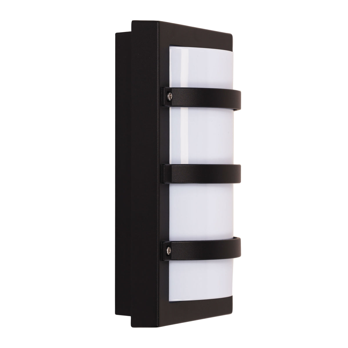 IP65 Premium Outdoor Bulkhead 32x18cm - Trio Black