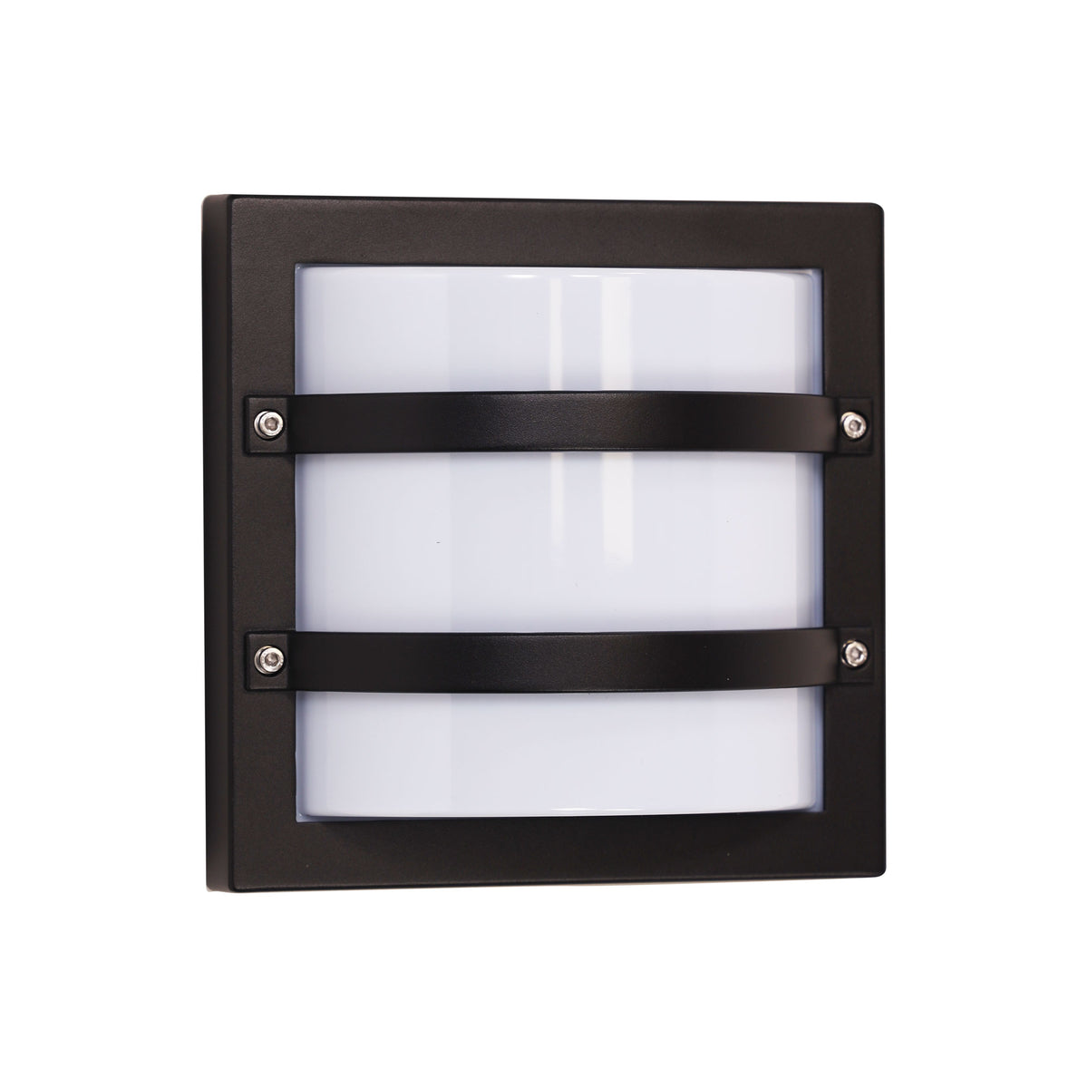 IP65 Premium Outdoor Bulkhead 24x24cm - Largo Black