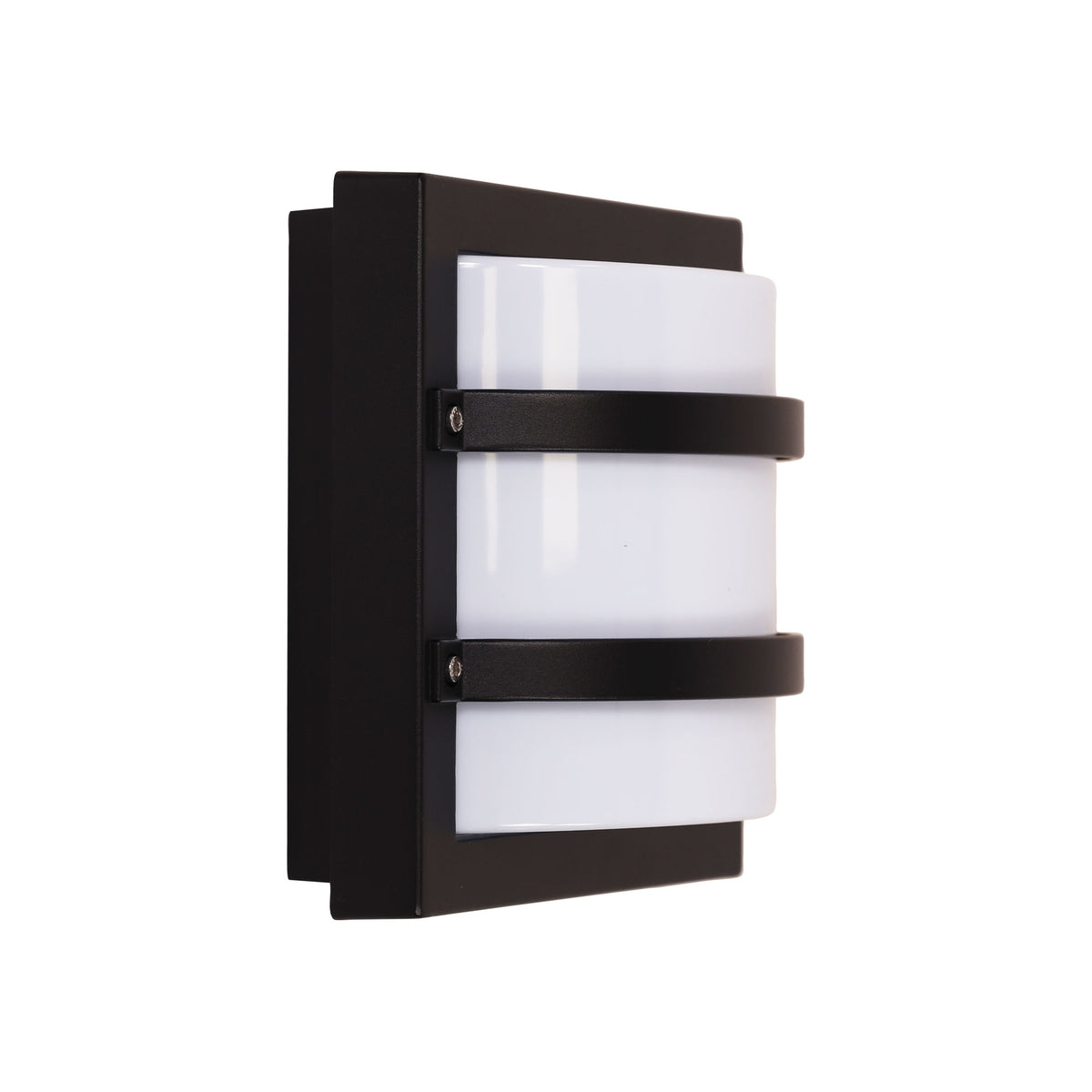 IP65 Premium Outdoor Bulkhead 24x24cm - Largo Black