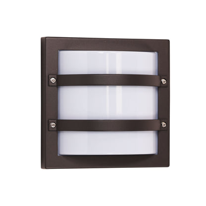 IP65 Premium Outdoor Bulkhead 24x24cm - Largo Graphite