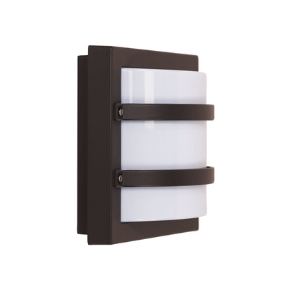 IP65 Premium Outdoor Bulkhead 24x24cm - Largo Graphite