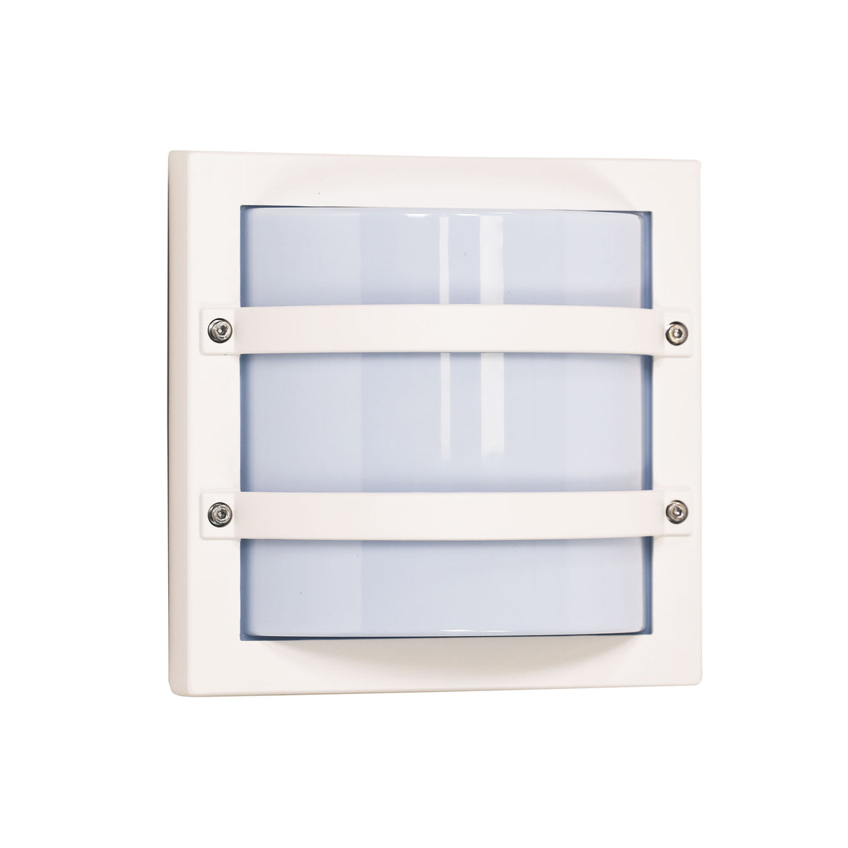 IP65 Premium Outdoor Bulkhead 24x24cm - Largo White