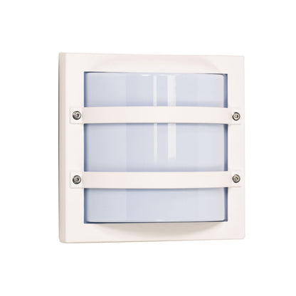 IP65 Premium Outdoor Bulkhead 24x24cm - Largo White