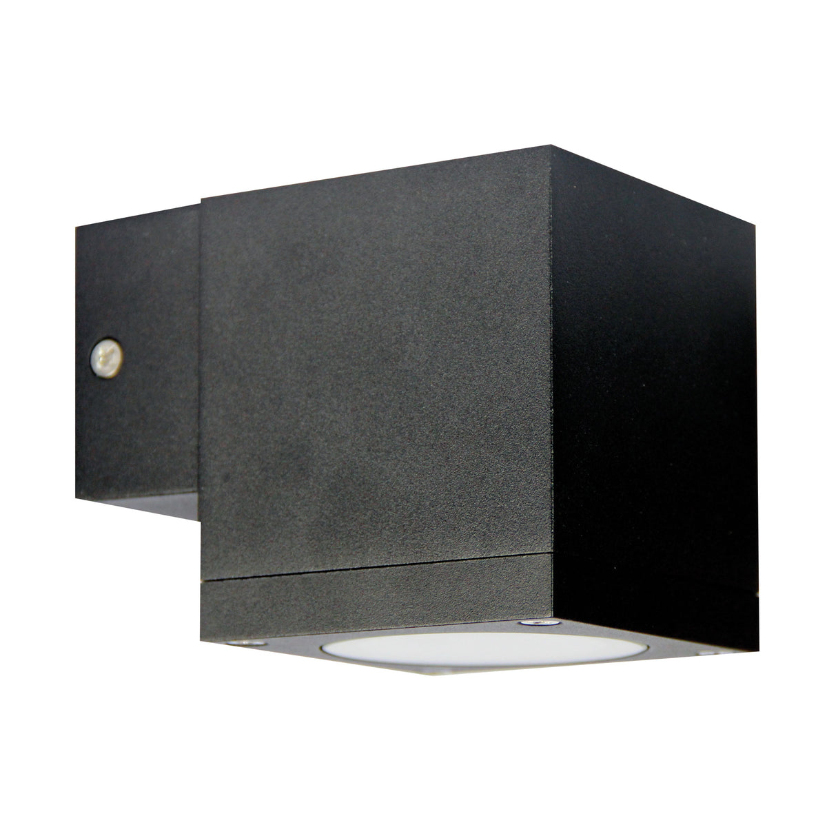 Sg Quality Outdoor Wall Light in Black - Kube Single Black