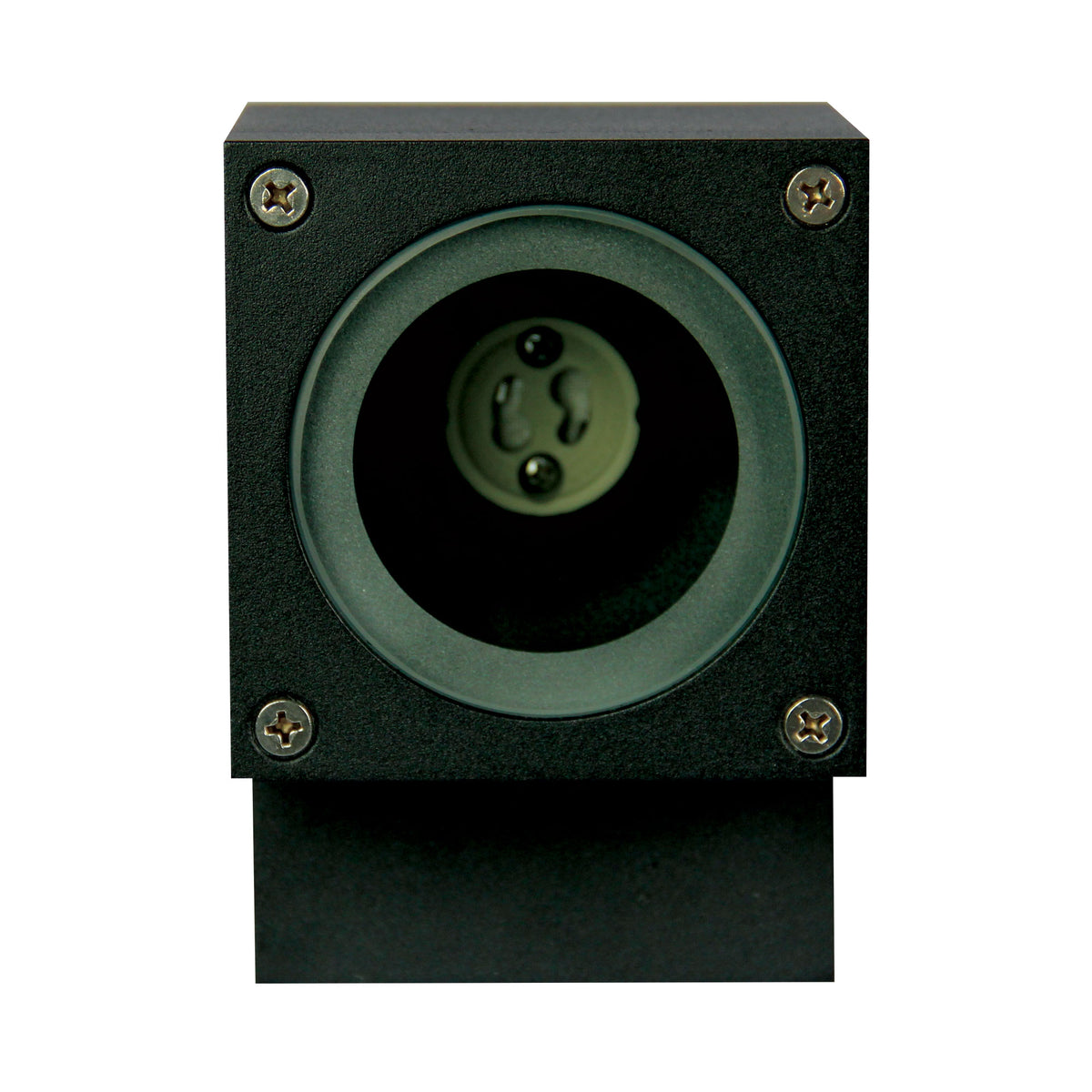 Sg Quality Outdoor Wall Light in Black - Kube Single Black