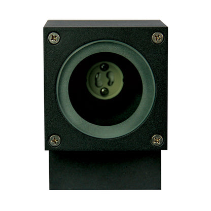 Sg Quality Outdoor Wall Light in Black - Kube Single Black