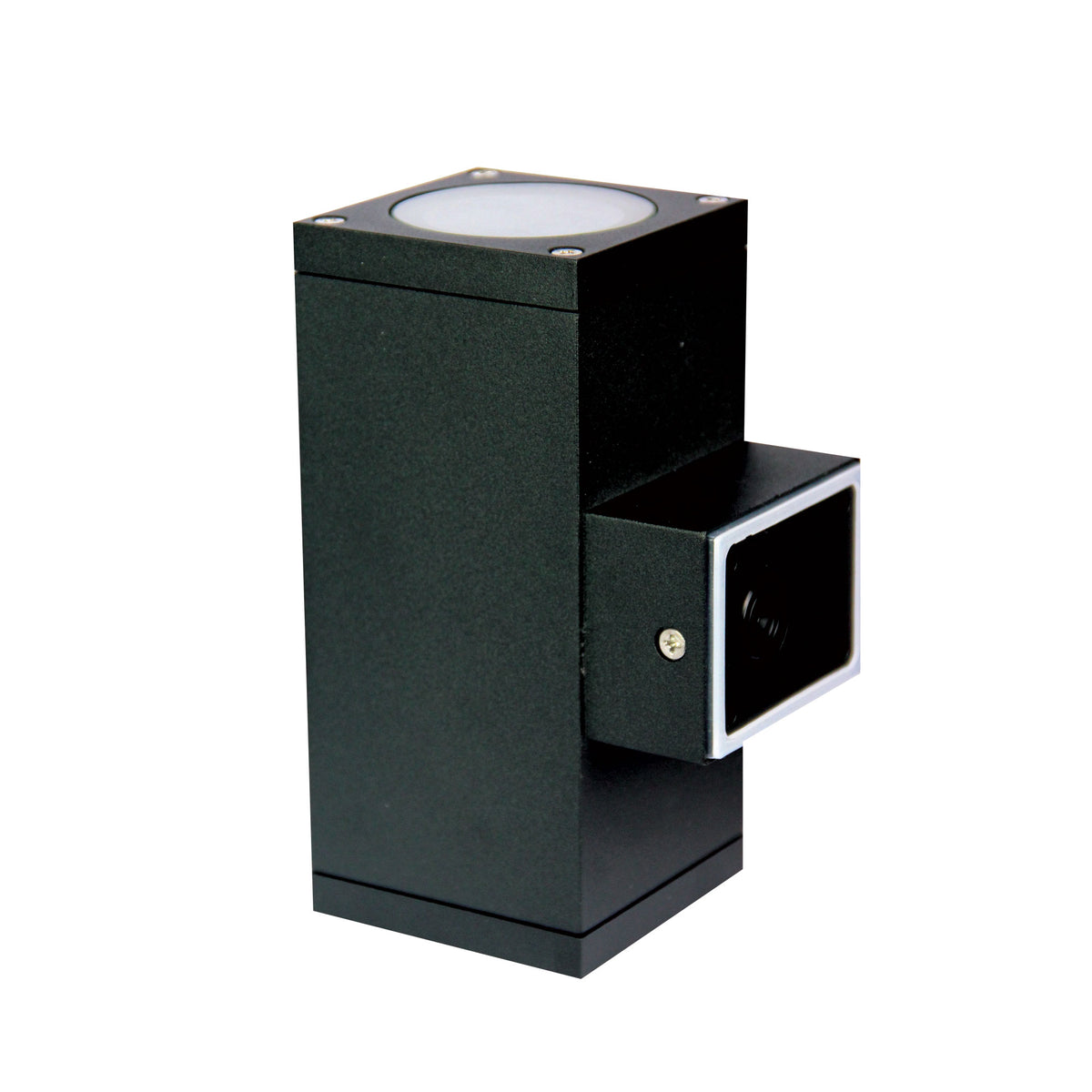 Sg Quality Outdoor Wall Light in Black - Kube Twin Black