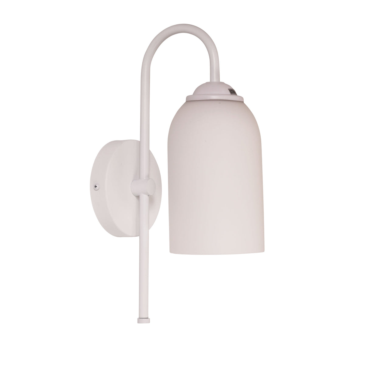 Opal Matt Glass Wall Light - Arlington Wall White