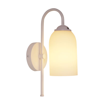 Opal Matt Glass Wall Light - Arlington Wall White
