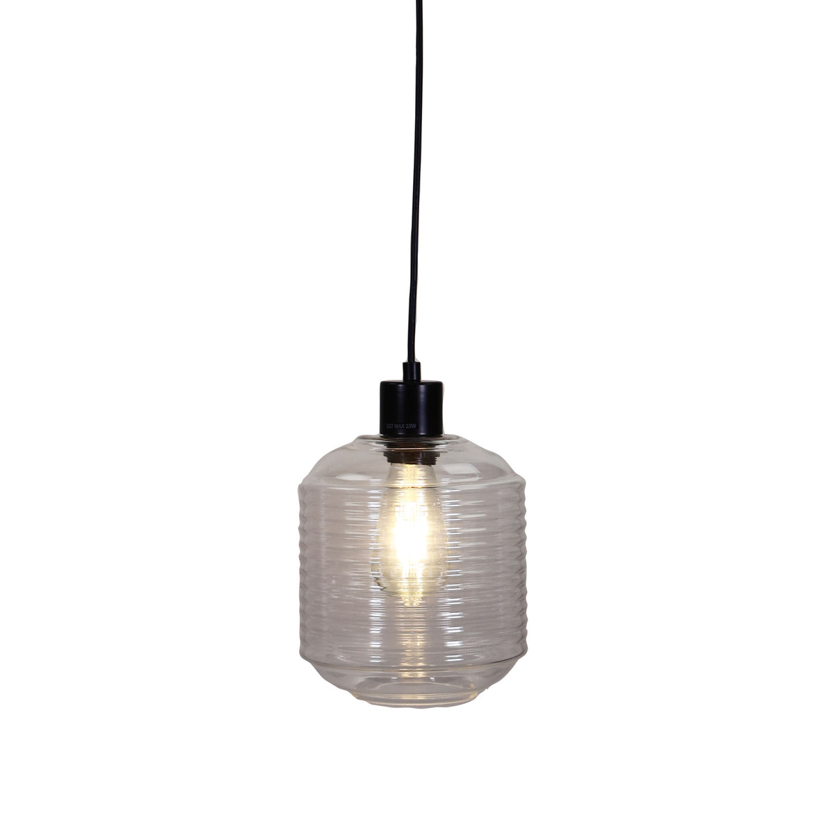 Single Clear Glass Pendant - Marconi.18